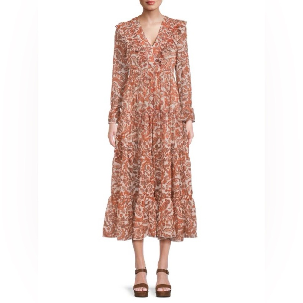 Avantlook Paisley Print Midi Dress
Long Sleeve
Size Medium